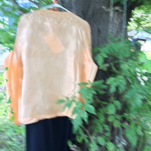 Luxurious, NWT, 100% Silk, Embroidered Jacket 1X. - Picture 2 of 6